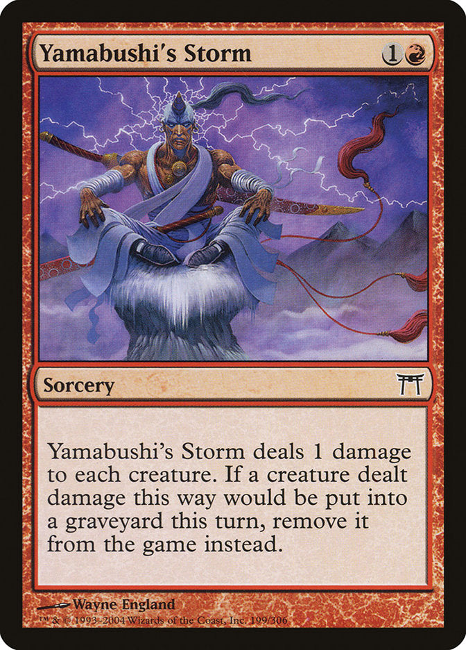 Yamabushi's Storm [Champions of Kamigawa] | Chromatic Games