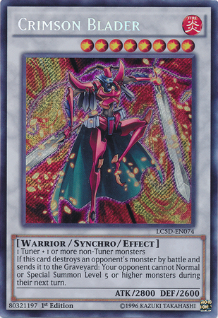 Crimson Blader [LC5D-EN074] Secret Rare | Chromatic Games