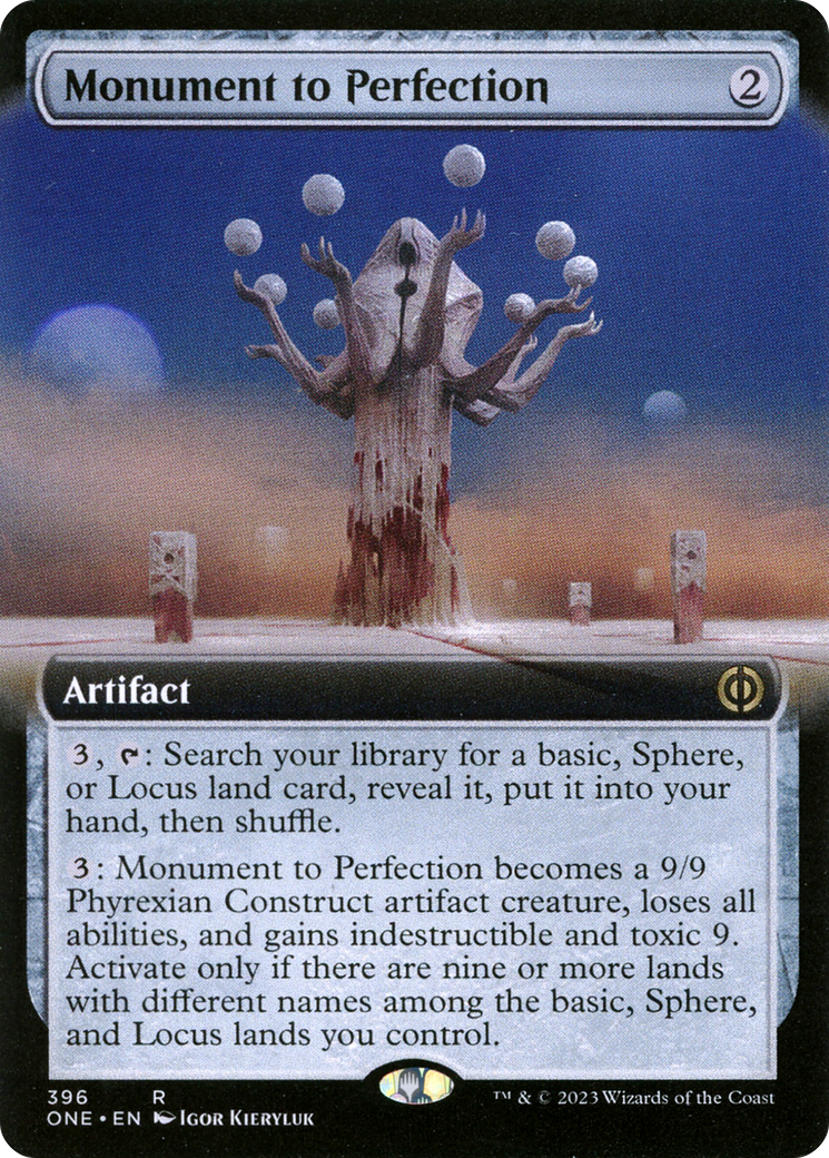 Monument to Perfection (Extended Art) [Phyrexia: All Will Be One] | Chromatic Games