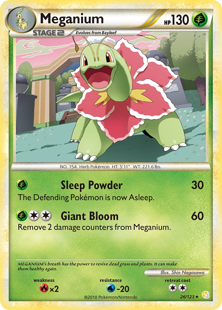 Meganium (HeartGold and SoulSilver) [Theme Deck Exclusives] | Chromatic Games