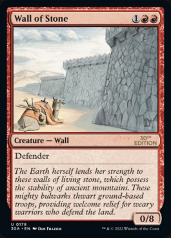 Wall of Stone [30th Anniversary Edition] | Chromatic Games