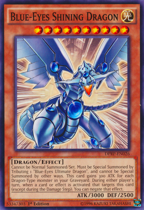 Blue-Eyes Shining Dragon [DPRP-EN026] Common | Chromatic Games