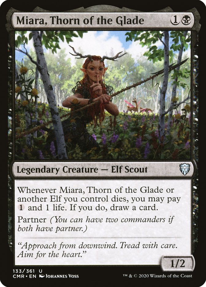 Miara, Thorn of the Glade [Commander Legends] | Chromatic Games