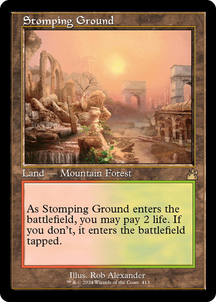 Stomping Ground (Retro) [Ravnica Remastered] | Chromatic Games