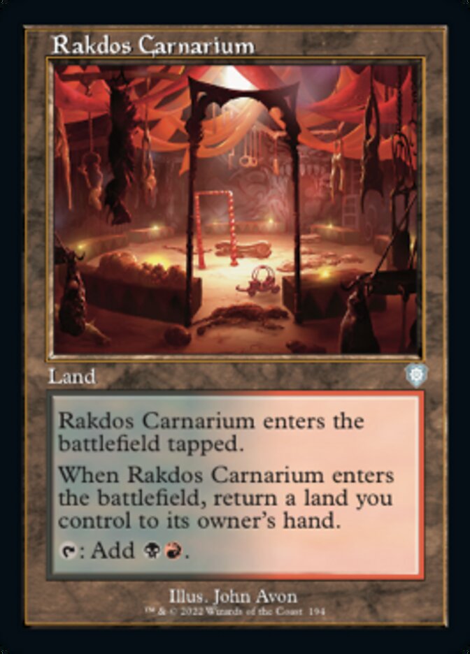 Rakdos Carnarium (Retro) [The Brothers' War Commander] | Chromatic Games