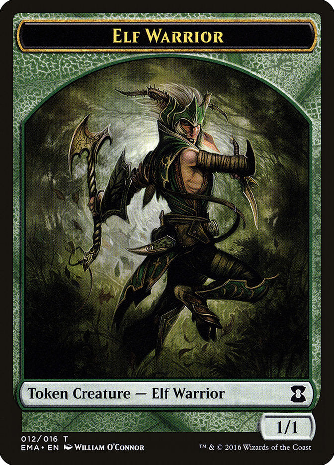 Elf Warrior Token [Eternal Masters Tokens] | Chromatic Games