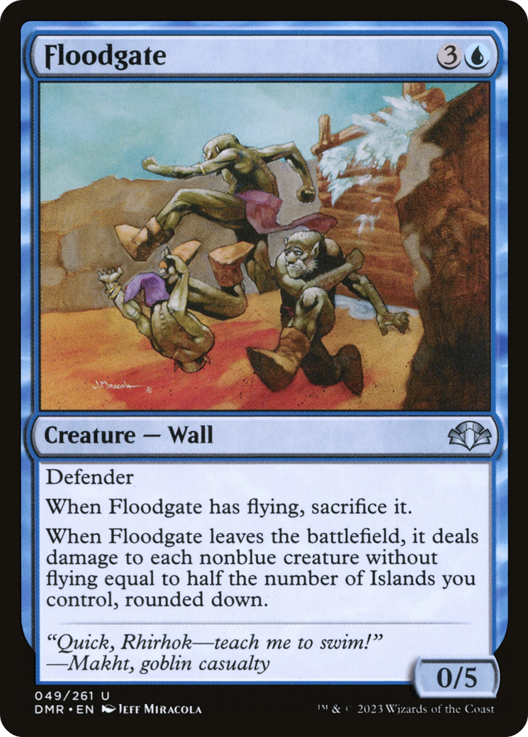 Floodgate [Dominaria Remastered] | Chromatic Games