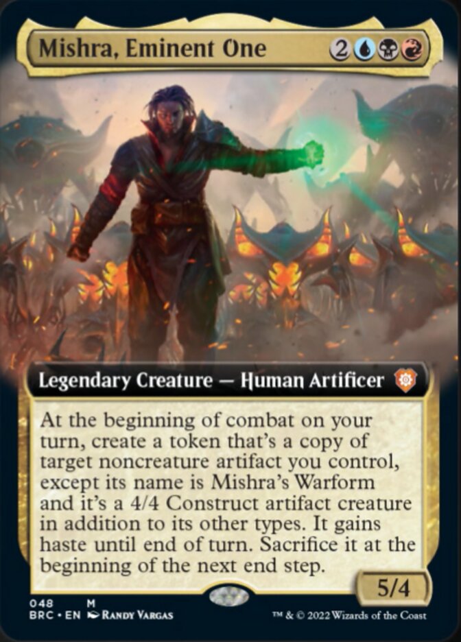 Mishra, Eminent One (Extended Art) [The Brothers' War Commander] | Chromatic Games