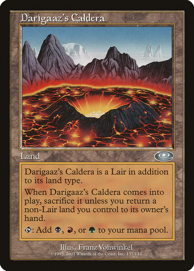 Darigaaz's Caldera [Planeshift] | Chromatic Games