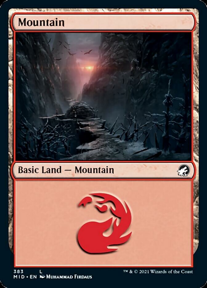 Mountain (383) [Innistrad: Midnight Hunt] | Chromatic Games