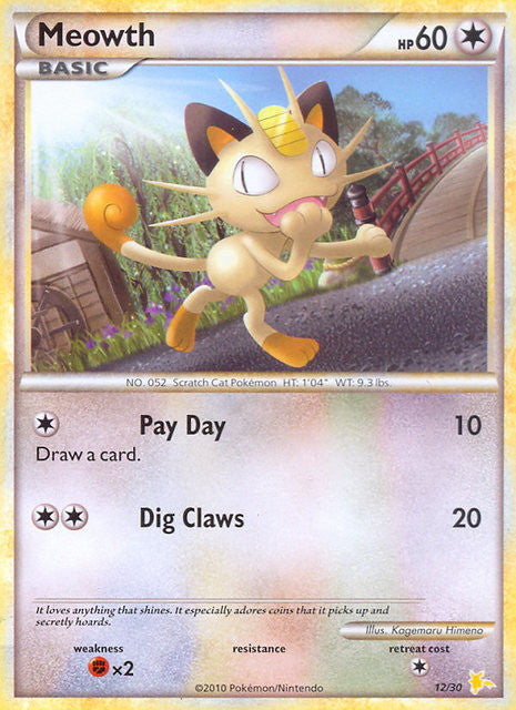 Meowth [HS Trainer Kit: Gyarados & Raichu] | Chromatic Games