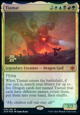 Tiamat [Dungeons & Dragons: Adventures in the Forgotten Realms Prerelease Promos] | Chromatic Games