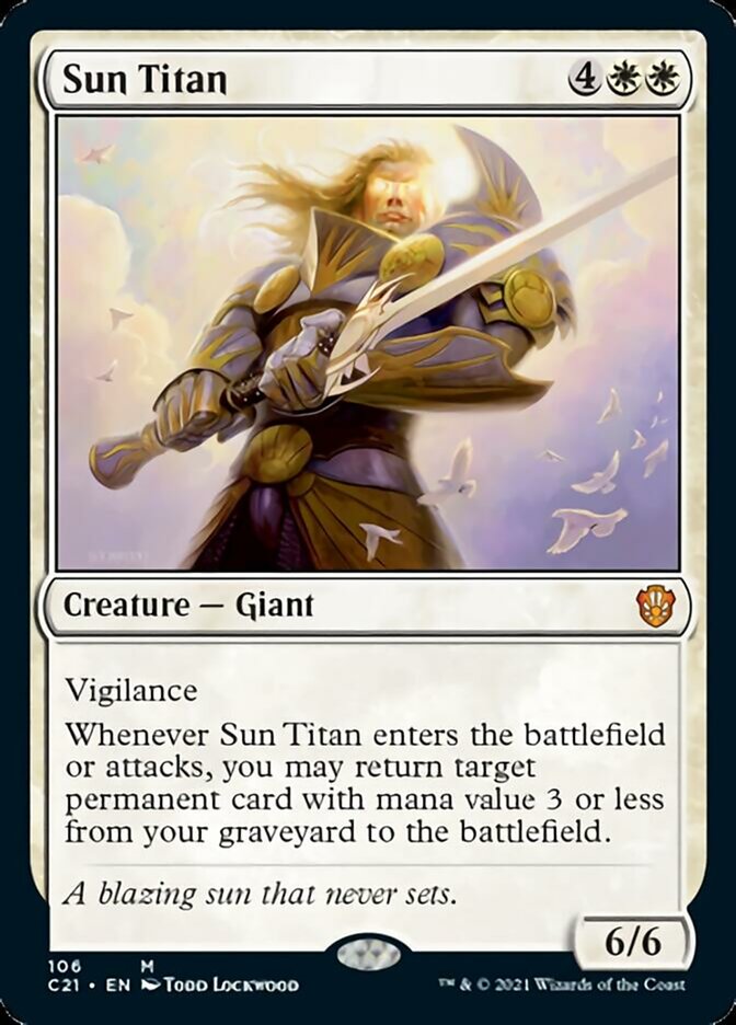 Sun Titan [Commander 2021] | Chromatic Games