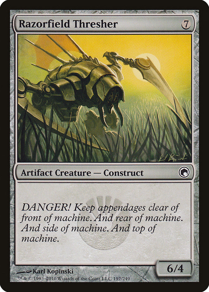 Razorfield Thresher [Scars of Mirrodin] | Chromatic Games