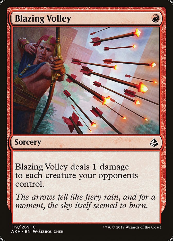 Blazing Volley [Amonkhet] | Chromatic Games