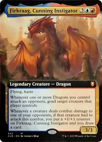 Firkraag, Cunning Instigator (Extended Art) [Commander Legends: Battle for Baldur's Gate] | Chromatic Games