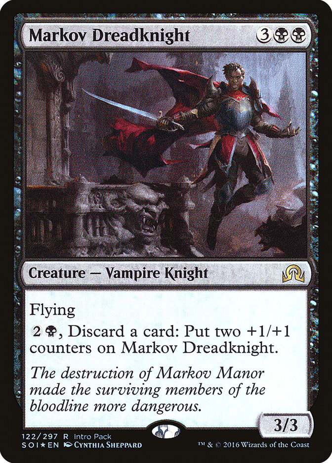 Markov Dreadknight (Intro Pack) [Shadows over Innistrad Promos] | Chromatic Games