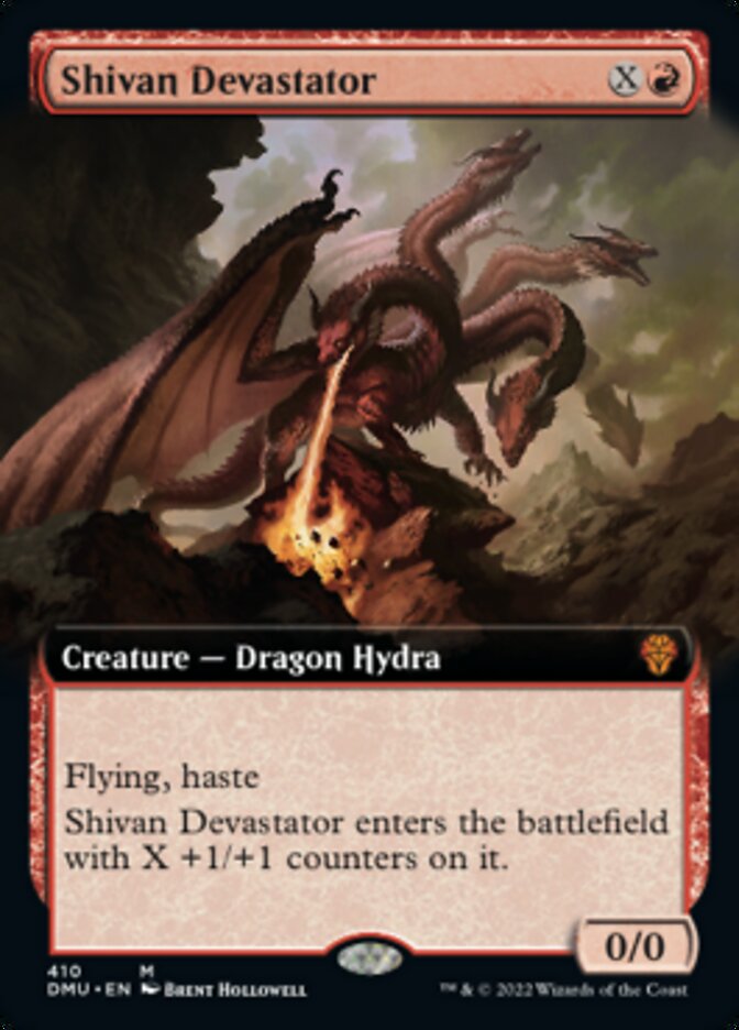 Shivan Devastator (Extended Art) [Dominaria United] | Chromatic Games