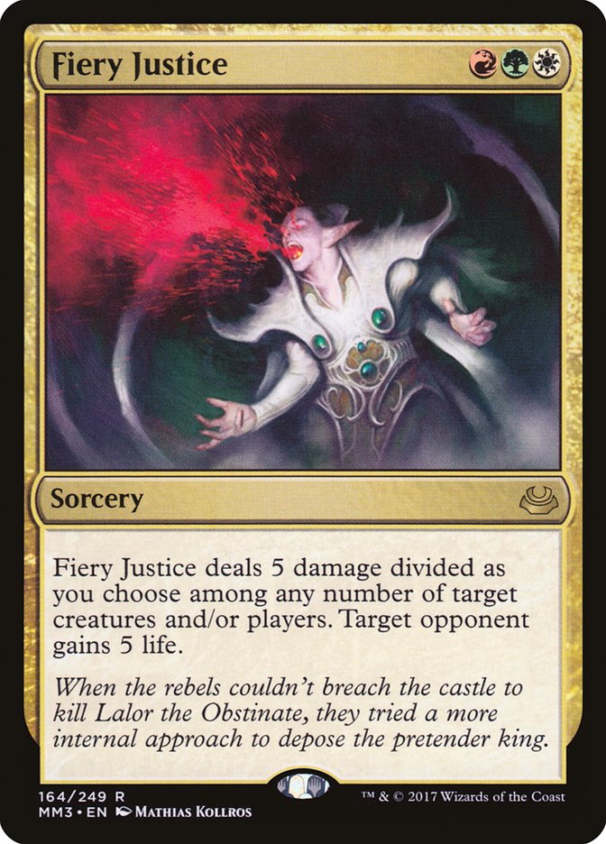 Fiery Justice [Modern Masters 2017] | Chromatic Games