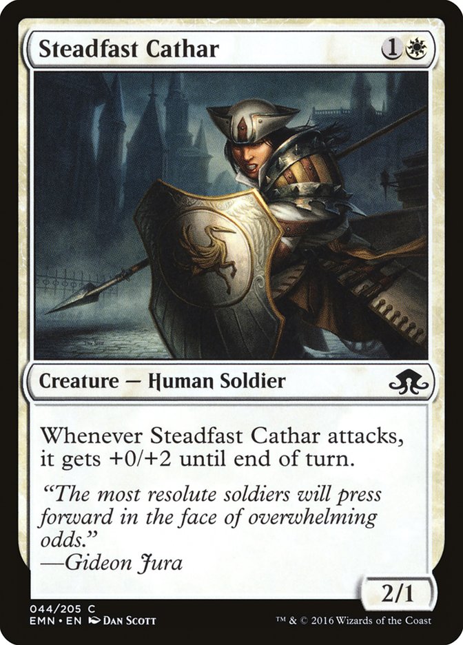 Steadfast Cathar [Eldritch Moon] | Chromatic Games