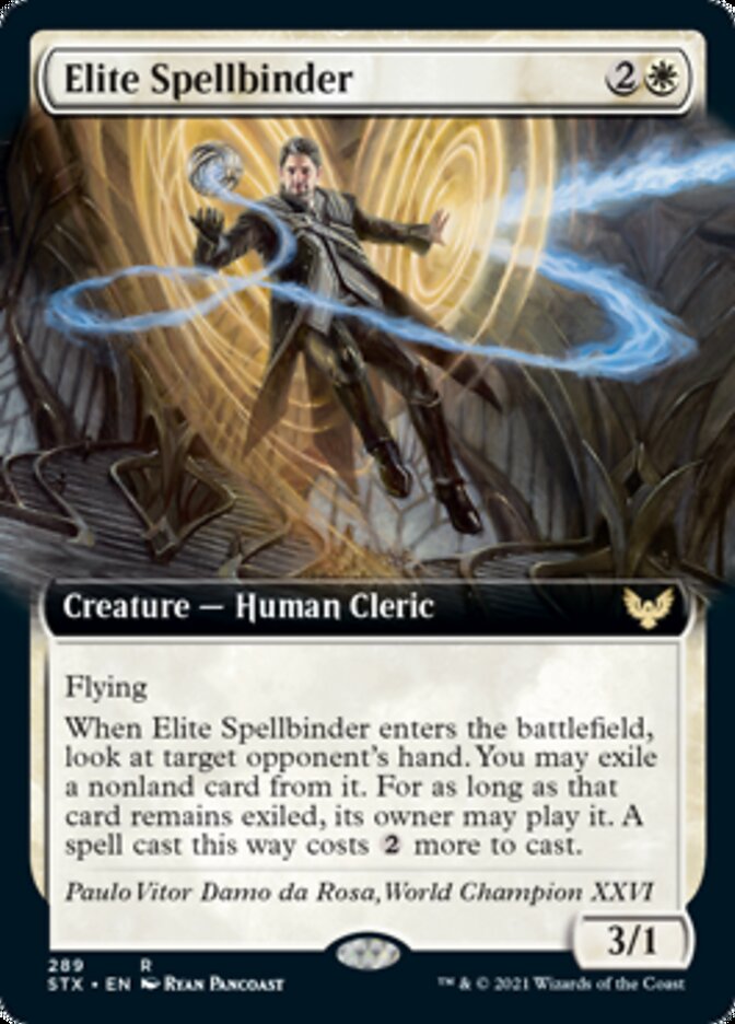 Elite Spellbinder (Extended Art) [Strixhaven: School of Mages] | Chromatic Games