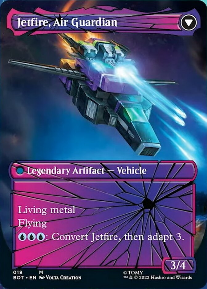 Jetfire, Ingenious Scientist // Jetfire, Air Guardian (Shattered Glass) [Transformers] | Chromatic Games