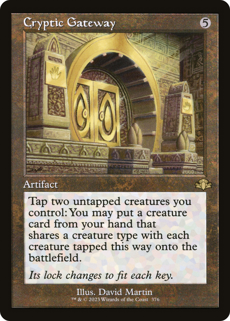 Cryptic Gateway (Retro) [Dominaria Remastered] | Chromatic Games