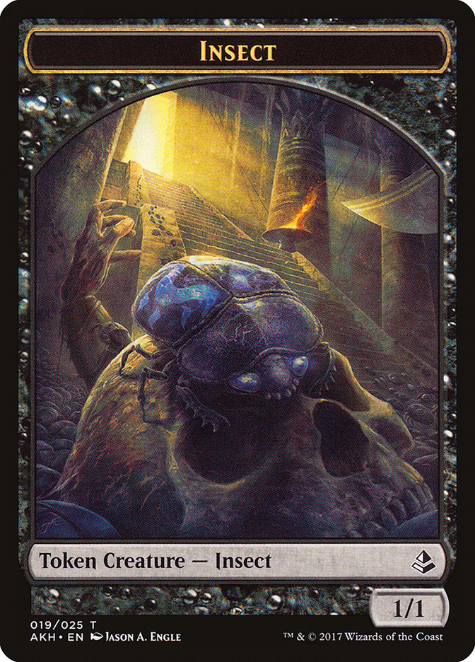 Insect Token [Amonkhet Tokens] | Chromatic Games