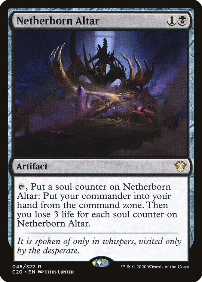 Netherborn Altar [Commander 2020] | Chromatic Games