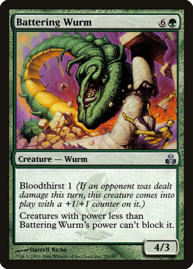 Battering Wurm [Guildpact] | Chromatic Games