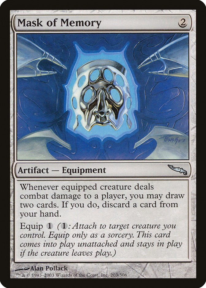 Mask of Memory [Mirrodin] | Chromatic Games