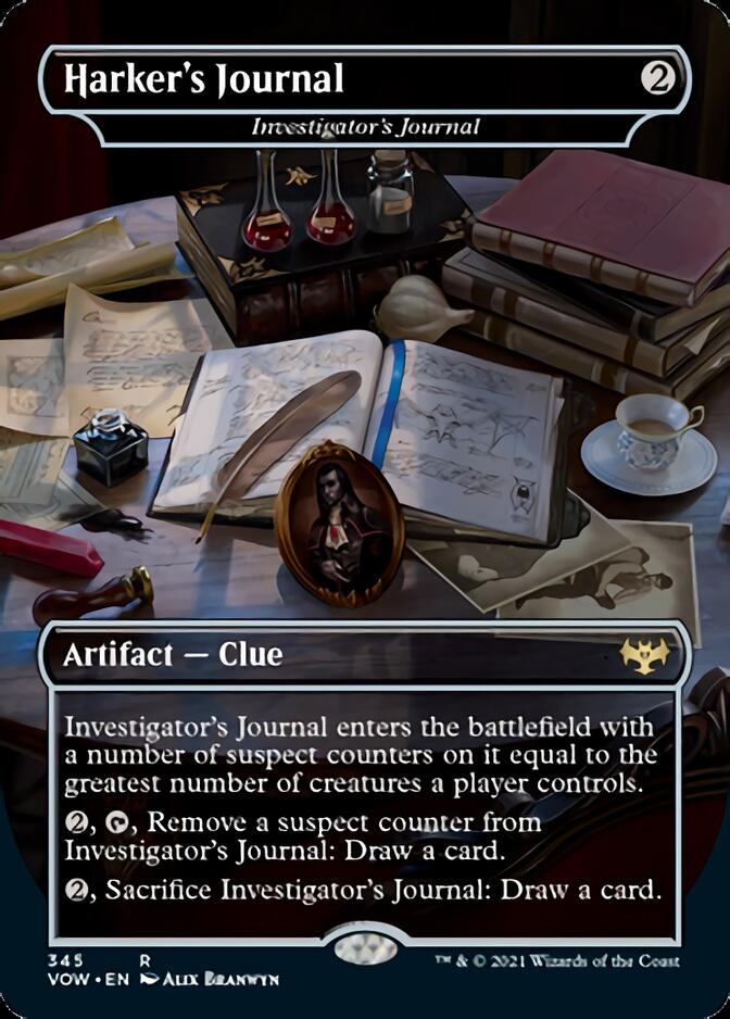 Investigator's Journal - Harker's Journal [Innistrad: Crimson Vow] | Chromatic Games