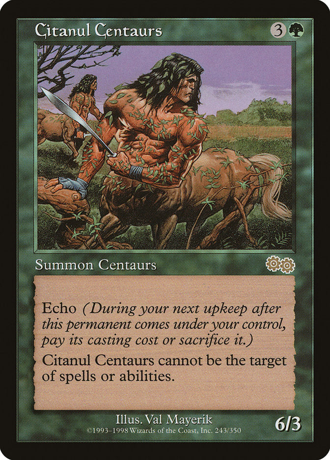 Citanul Centaurs [Urza's Saga] | Chromatic Games