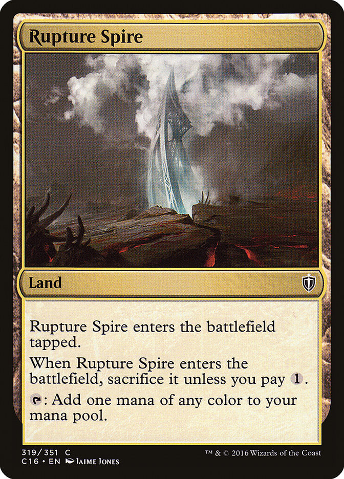 Rupture Spire [Commander 2016] | Chromatic Games