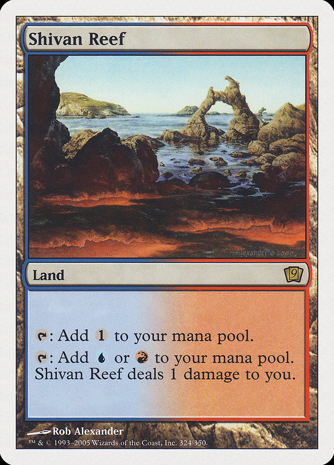 Shivan Reef [Ninth Edition] | Chromatic Games