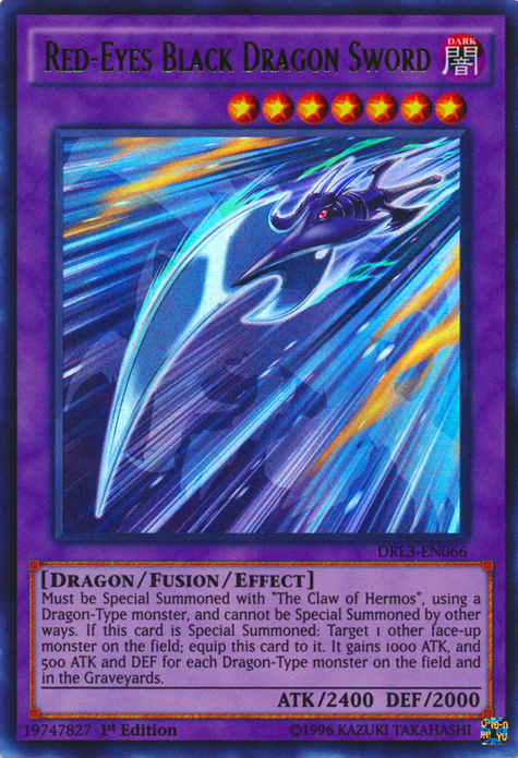 Red-Eyes Black Dragon Sword [DRL3-EN066] Ultra Rare | Chromatic Games