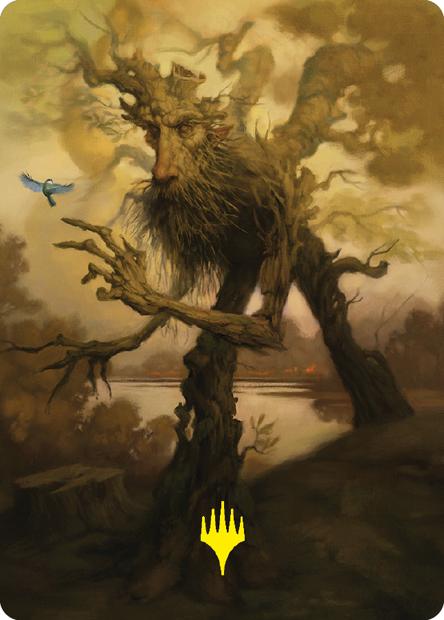 Treefolk Token Art Card (Gold-Stamped Signature) [The Lord of the Rings: Tales of Middle-earth Art Series] | Chromatic Games