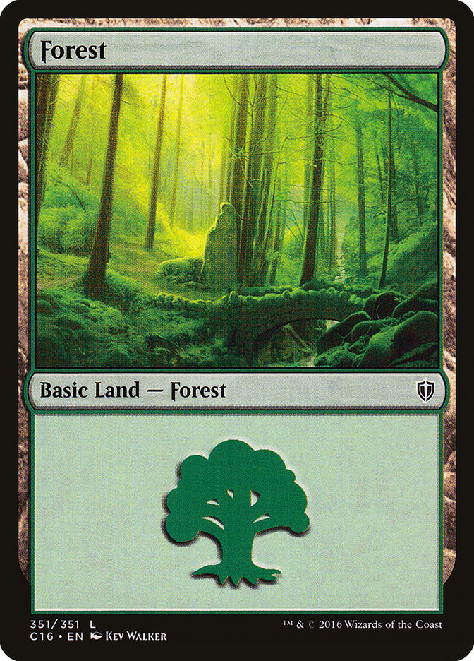 Forest (351) [Commander 2016] | Chromatic Games