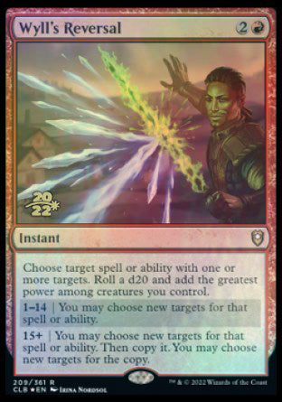 Wyll's Reversal [Commander Legends: Battle for Baldur's Gate Prerelease Promos] | Chromatic Games