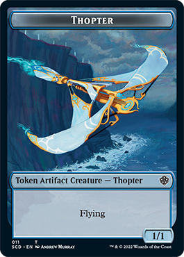 Pegasus // Thopter Double-Sided Token [Starter Commander Decks] | Chromatic Games