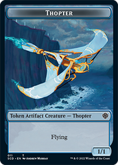 Bird // Thopter Double-Sided Token [Starter Commander Decks] | Chromatic Games