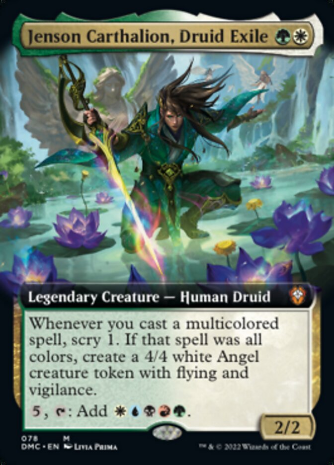 Jenson Carthalion, Druid Exile (Extended) [Dominaria United Commander] | Chromatic Games