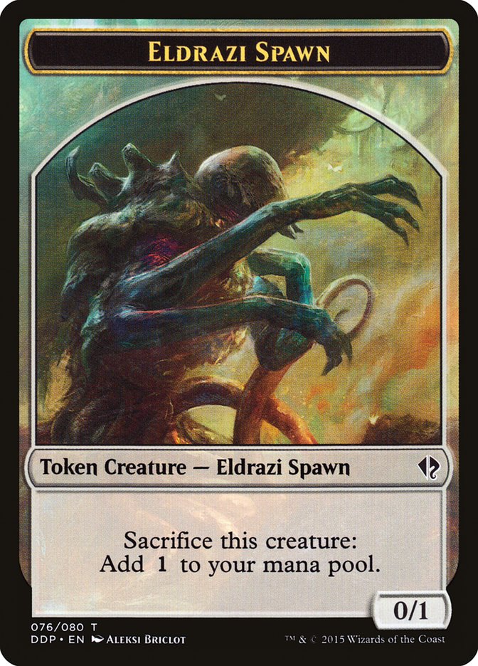 Eldrazi Spawn Token (076/080) [Duel Decks: Zendikar vs. Eldrazi] | Chromatic Games