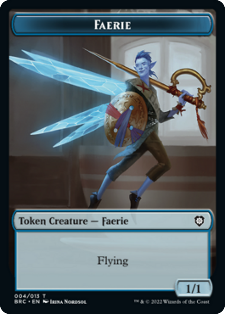 Faerie // Thopter (010) Double-Sided Token [The Brothers' War Commander Tokens] | Chromatic Games