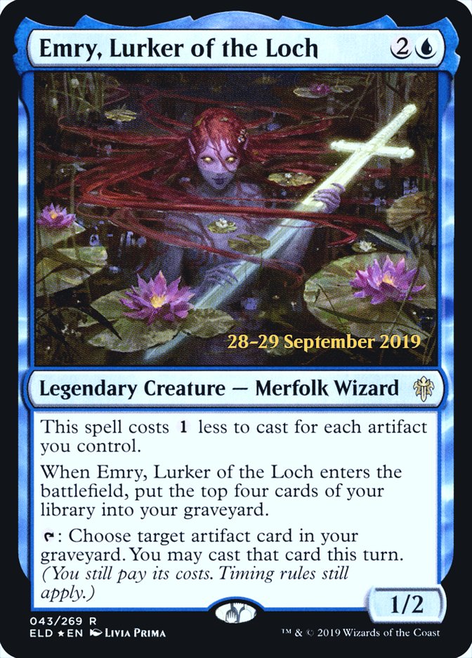 Emry, Lurker of the Loch [Throne of Eldraine Prerelease Promos] | Chromatic Games