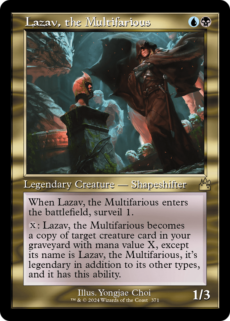 Lazav, the Multifarious (Retro Frame) [Ravnica Remastered] | Chromatic Games