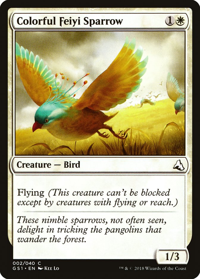 Colorful Feiyi Sparrow [Global Series Jiang Yanggu & Mu Yanling] | Chromatic Games