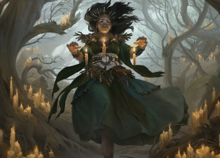 Candlegrove Witch 1 Art Card [Innistrad: Midnight Hunt Art Series] | Chromatic Games