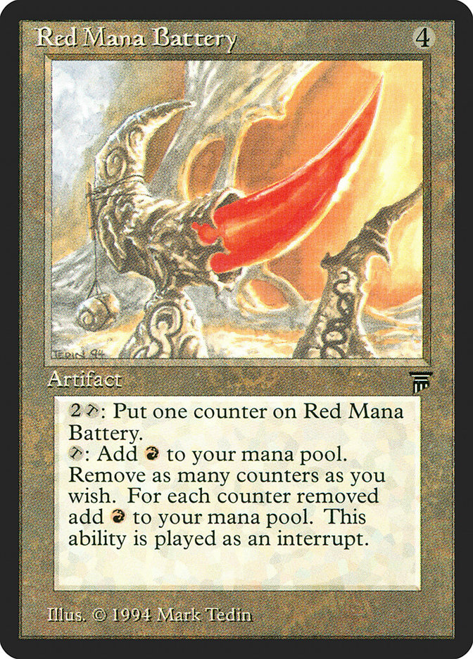 Red Mana Battery [Legends] | Chromatic Games