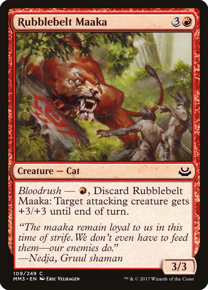 Rubblebelt Maaka [Modern Masters 2017] | Chromatic Games